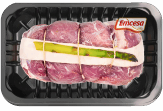 Angus relleno de trigueros y setas