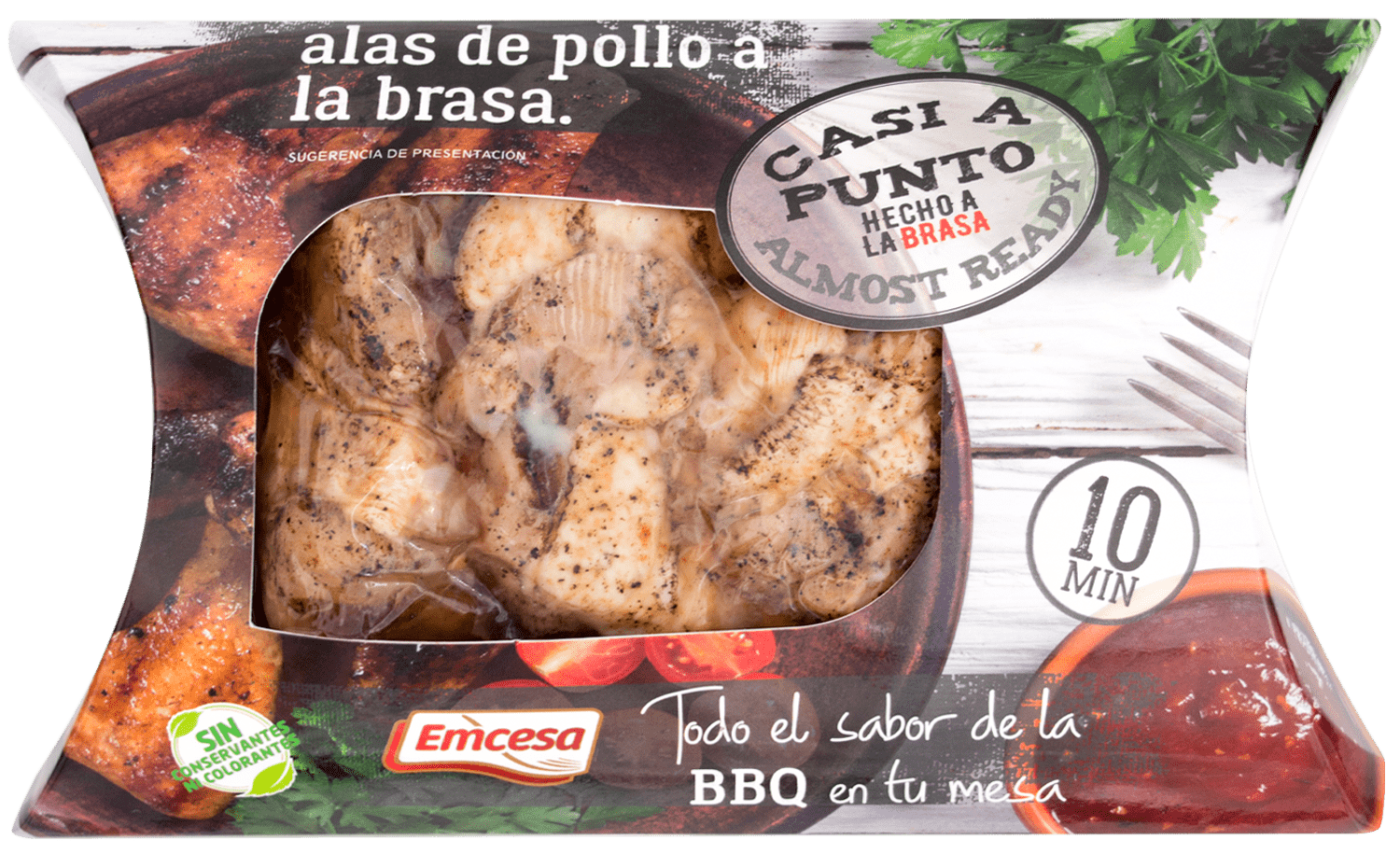 Alitas De Pollo Asadas Emcesa