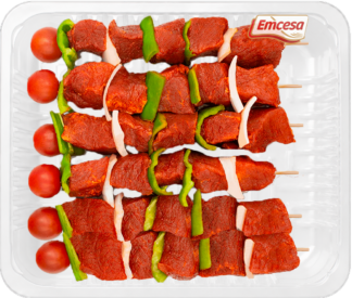 Brocheta jamón adobado artesana