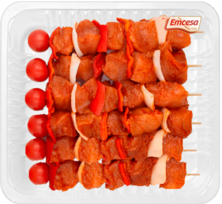 Traditional marinated chicken skewer Traditional marinated chicken skewer