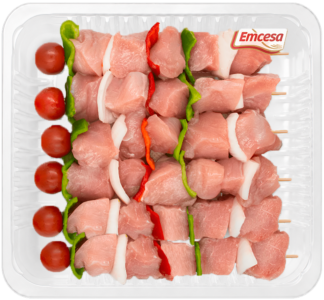 Brocheta pollo marinada artesana