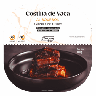 Costilla de vaca al Bourbon - Sabores de tiempo