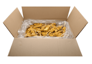 Mini andalusian chicken skewer IQF